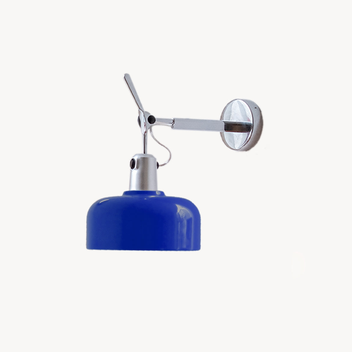Rosso wall sconce in blue for retro hallway sconce